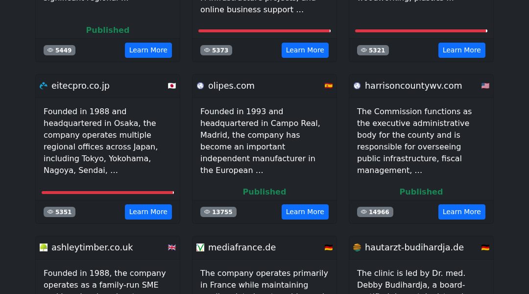 Leak screenshot for Unknown Japanese Company (Founded 1988, Osaka)