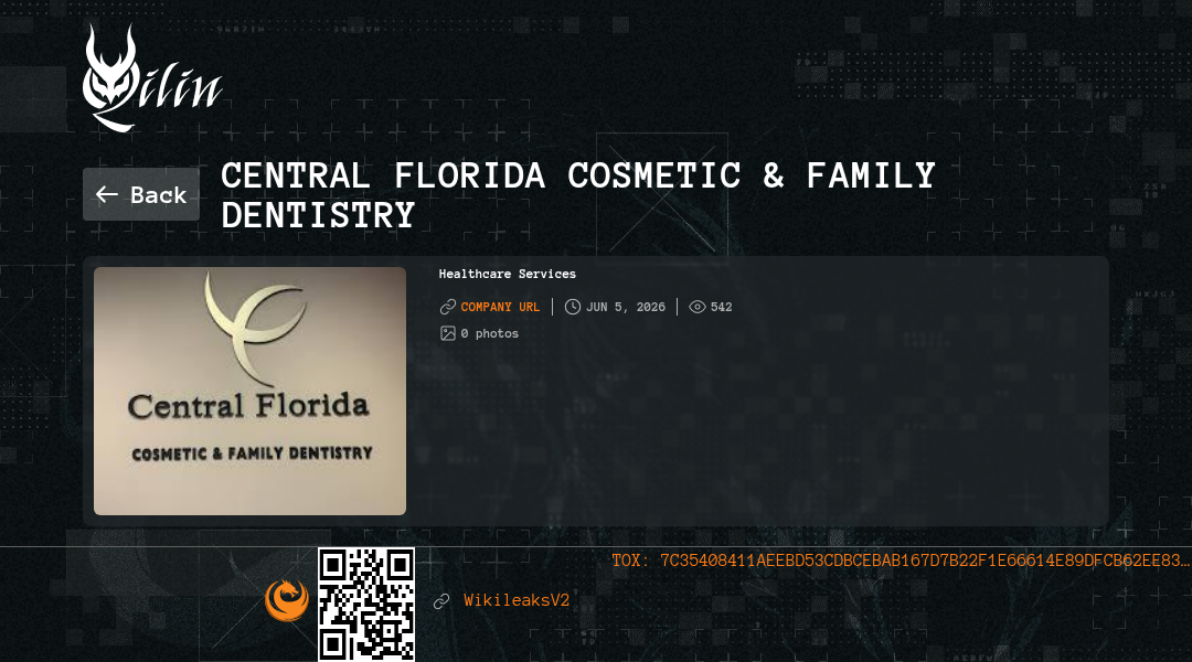 Leak screenshot for Central Florida Cosmetic & Family Dentistry