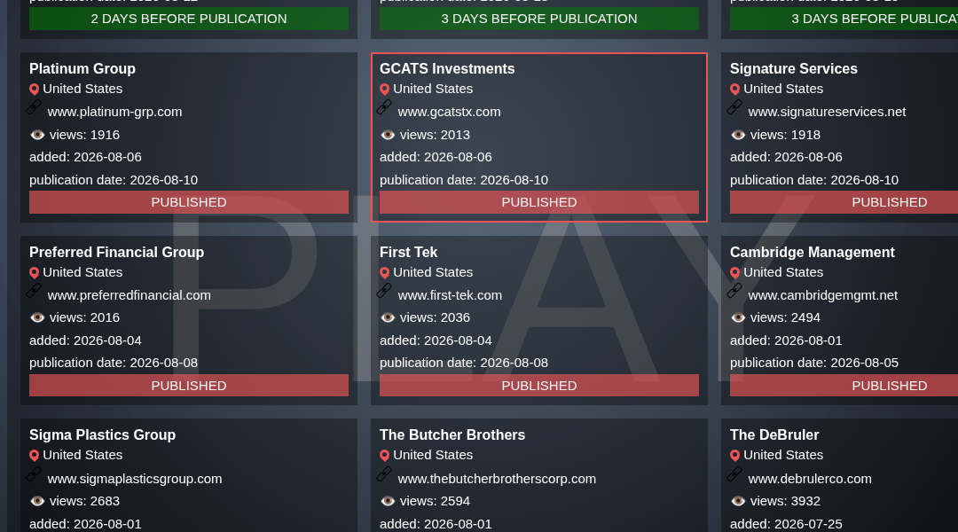 Leak screenshot for MIE Solutions