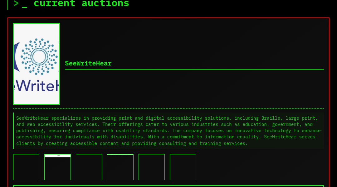 Leak screenshot for SeeWriteHear