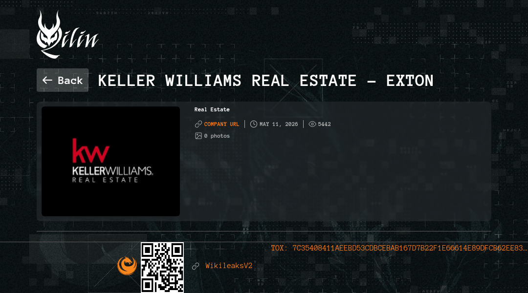 Leak screenshot for Keller Williams Real Estate - Exton