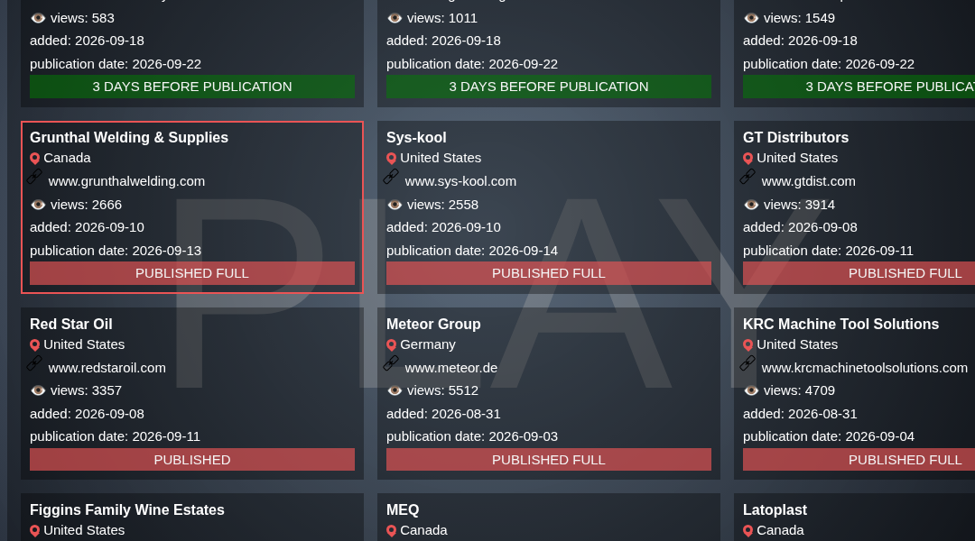 Leak screenshot for Barrett Mahony Consulting Engineers
