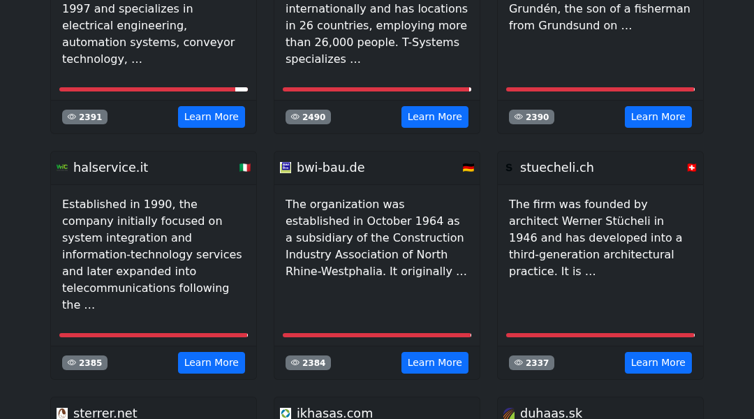 Leak screenshot for Unknown (Stücheli architectural firm)