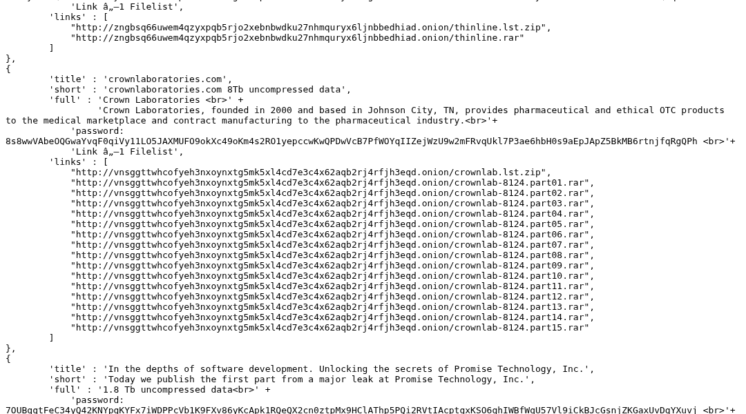 Leak screenshot for optimumdesign.com