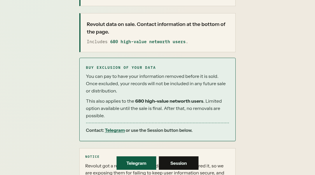 Leak screenshot for Italy (government/institutions)