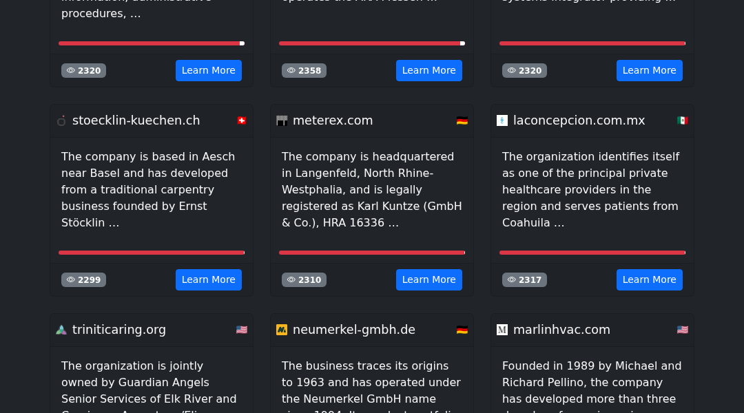 Leak screenshot for Guardian Angels Senior Services / Cassia (Elk River)