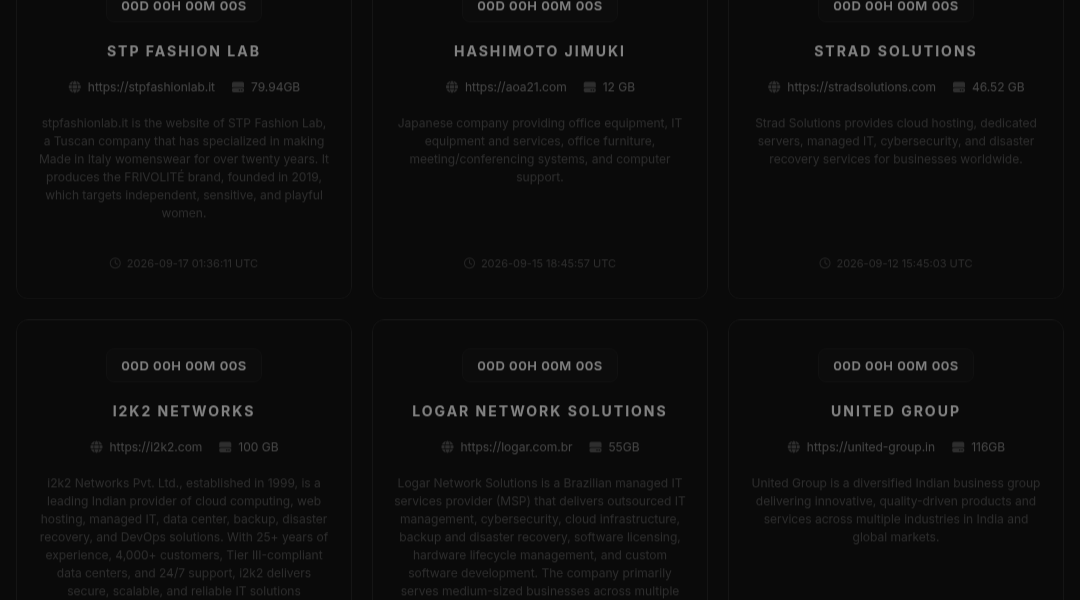 Leak screenshot for Japanese office equipment company