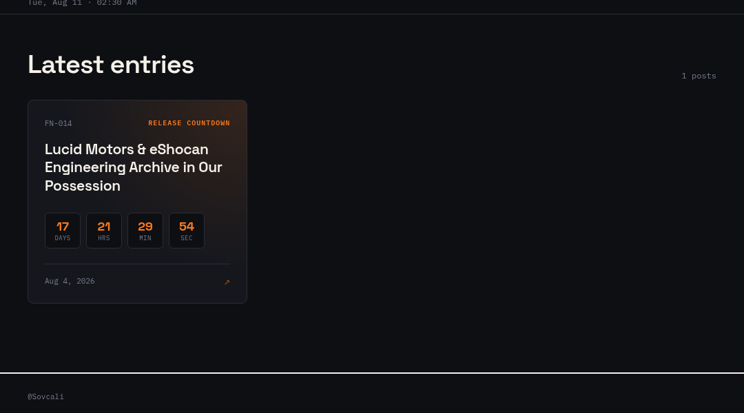 Leak screenshot for eShocan Engineering