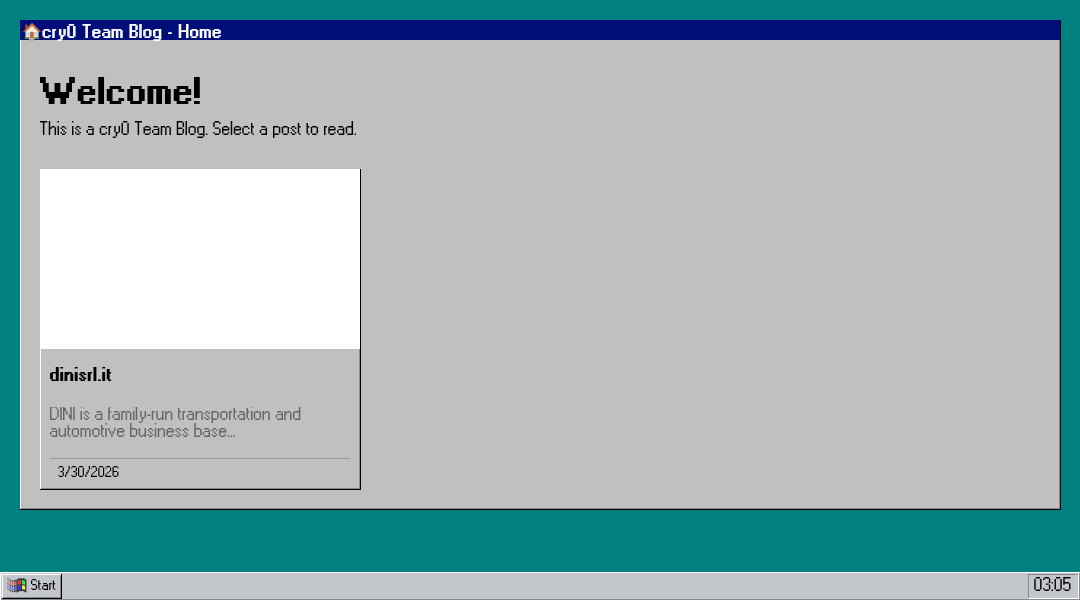 Leak screenshot for DINI