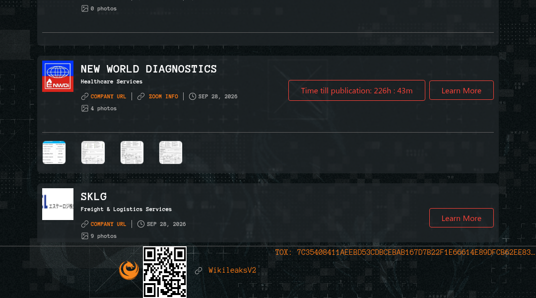 Leak screenshot for Nissho Electric Manufacturing Co., Ltd.