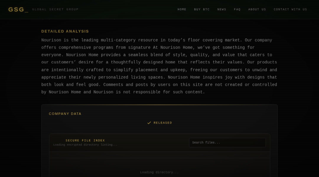 Leak screenshot for Nourison