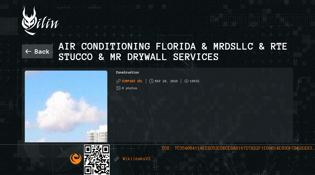 Leak screenshot for Air Conditioning Florida