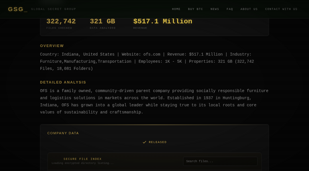Leak screenshot for OFS