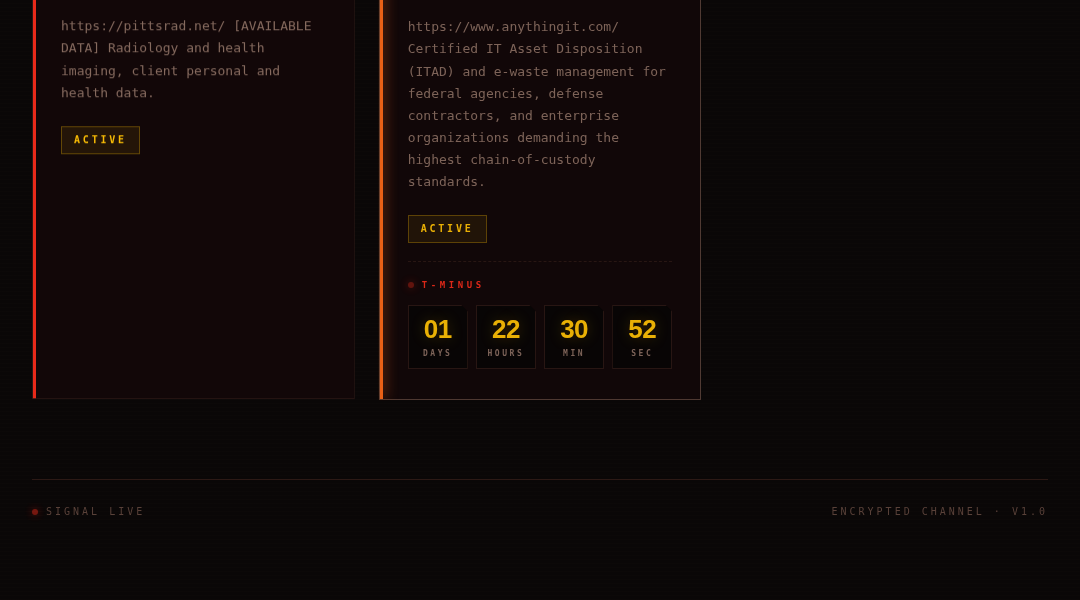 Leak screenshot for Pittsburgh Radiology