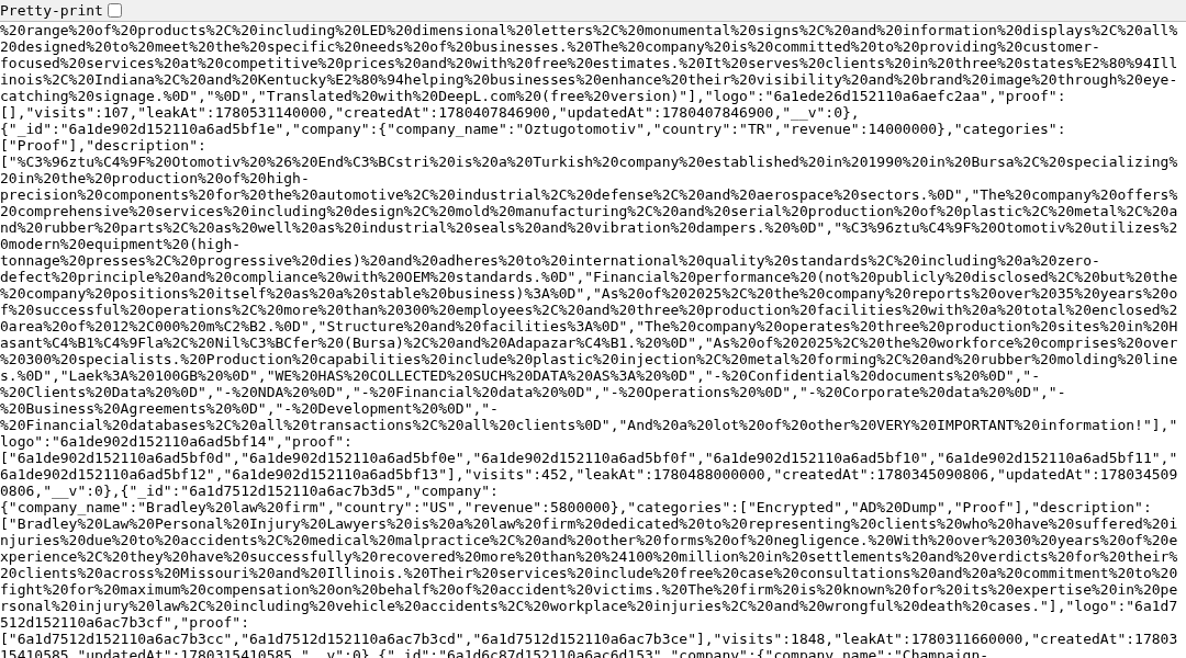Leak screenshot for CUSTOMSIGN