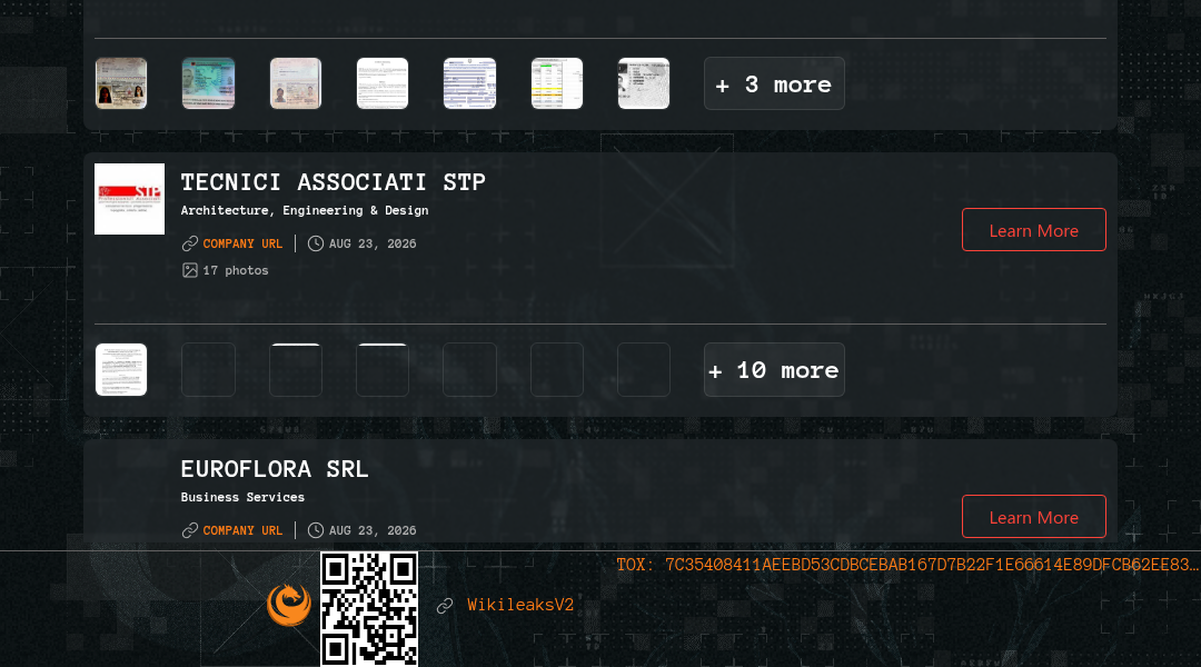 Leak screenshot for Black Cat Engineering & Construction WLL