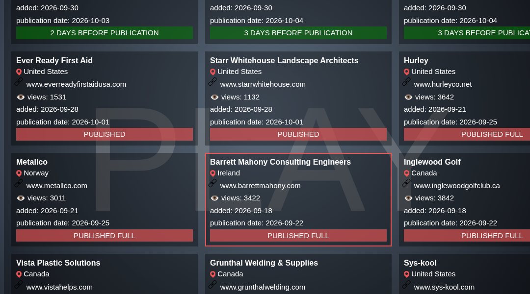 Leak screenshot for Airtech Mechanical Services