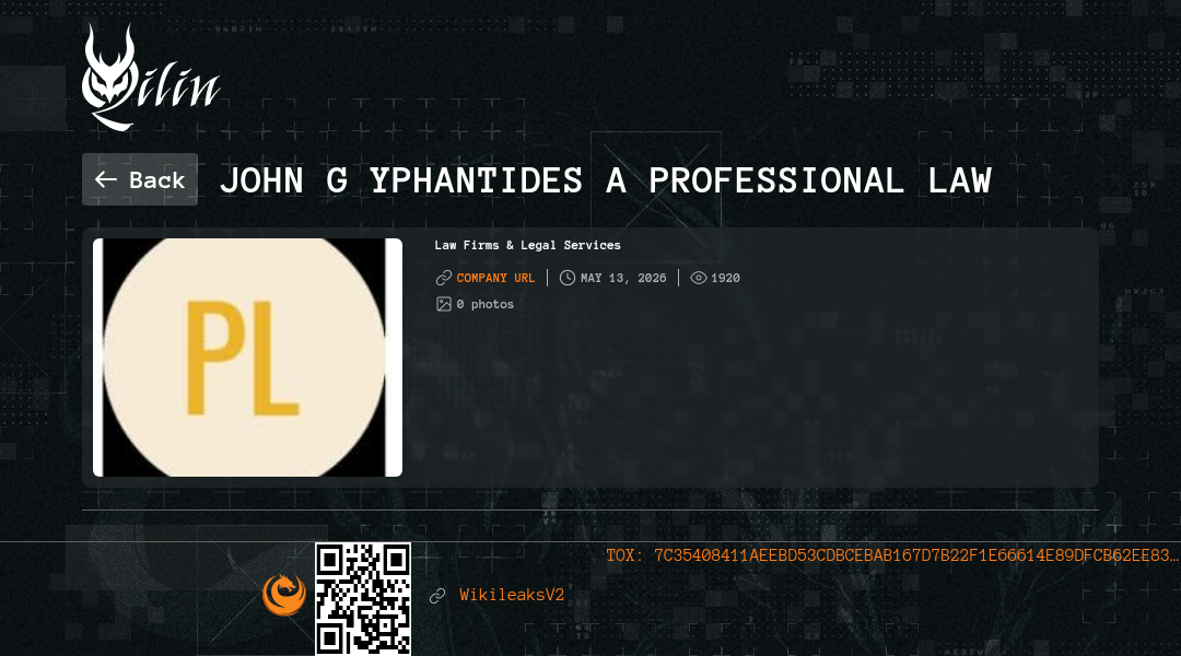 Leak screenshot for John G Yphantides A Professional Law