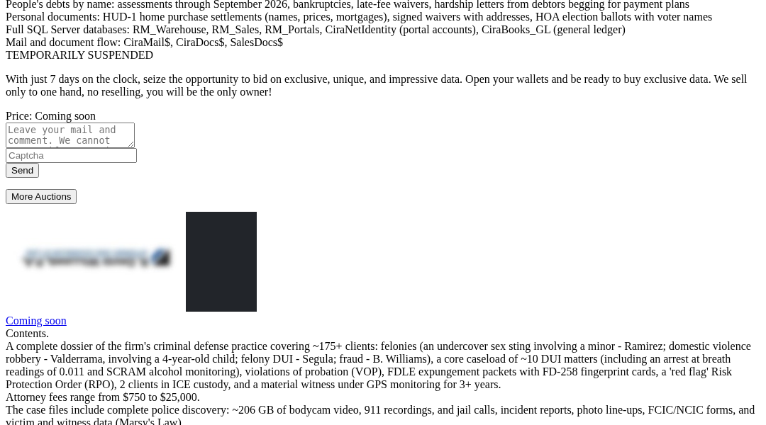 Leak screenshot for CiraNet / CiraBooks