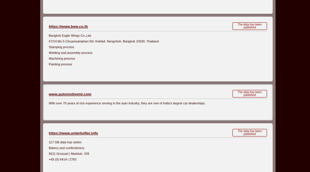 Leak screenshot for Verdugo Hills Dental