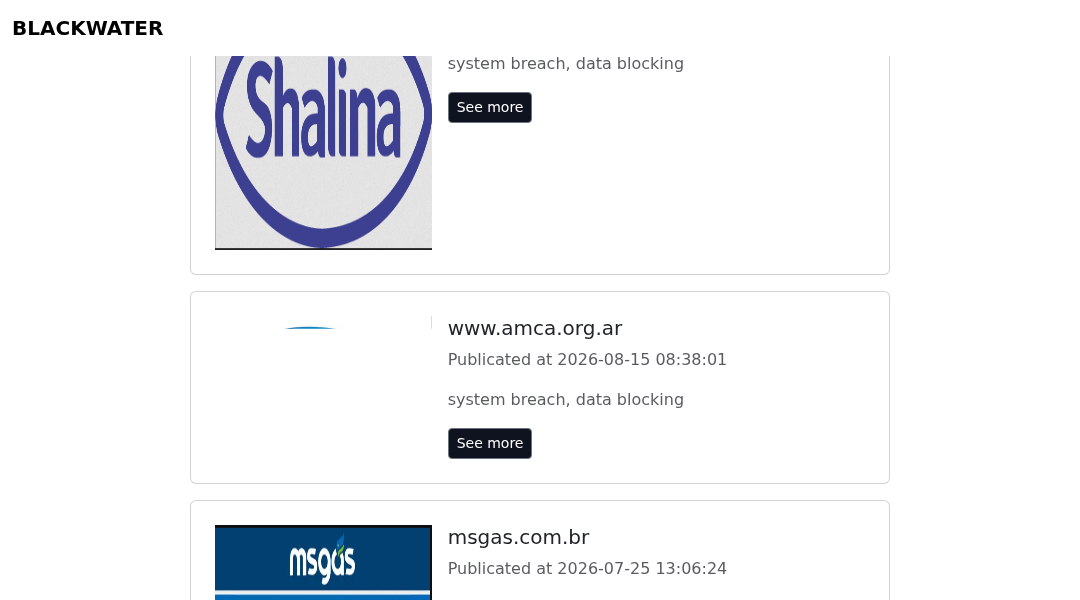Leak screenshot for Unknown (corporate data blocked)