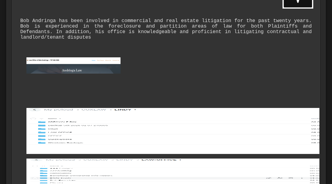 Leak screenshot for Bob Andringa
