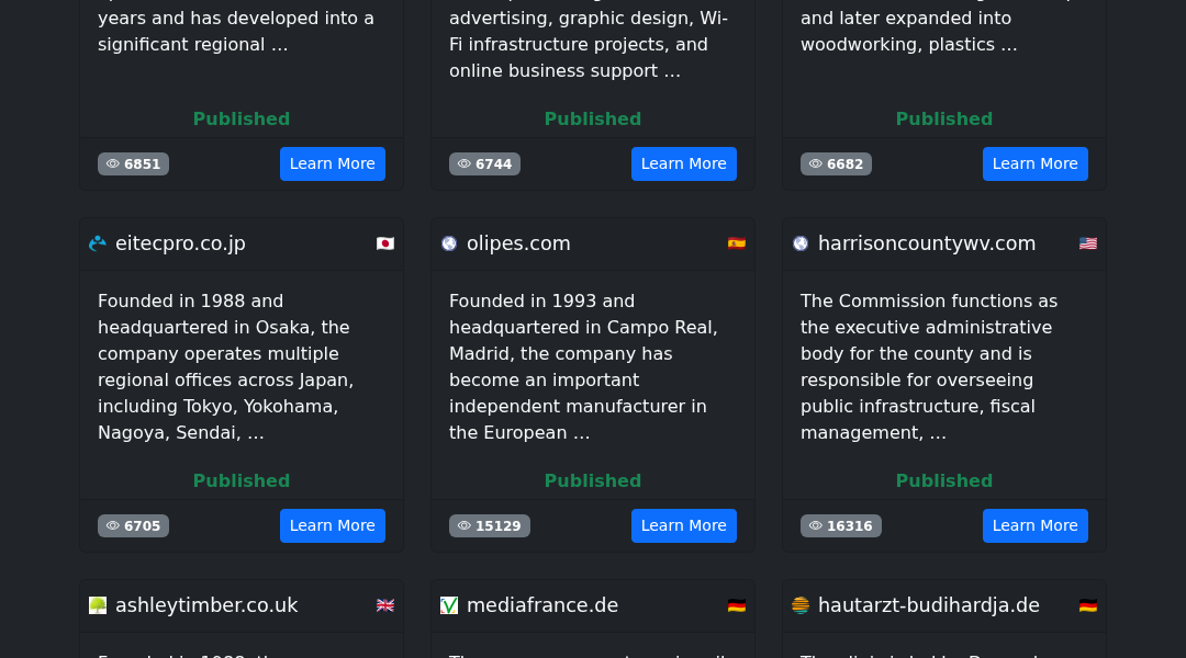 Leak screenshot for Unknown (founded 1966, Munich, metalworking)