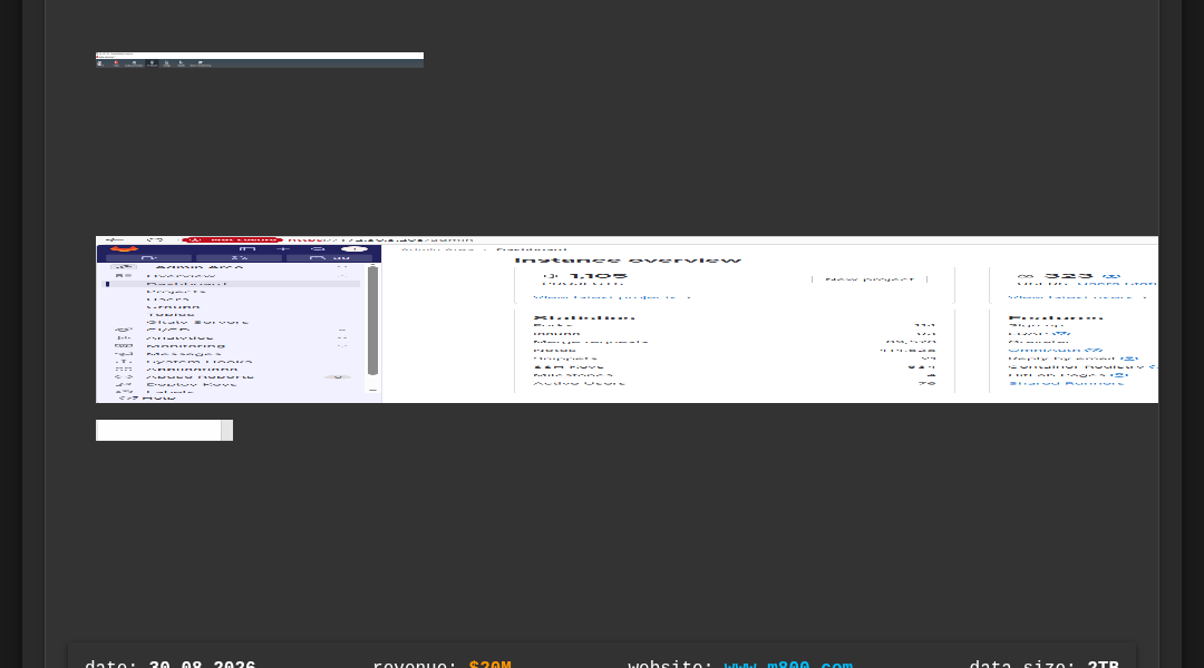 Leak screenshot for M800