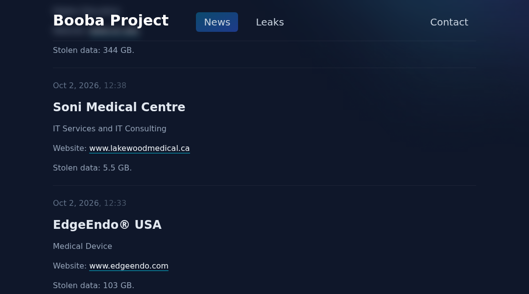 Leak screenshot for FUNAP - Fundação "Prof. Dr. Manoel Pedro Pimentel"