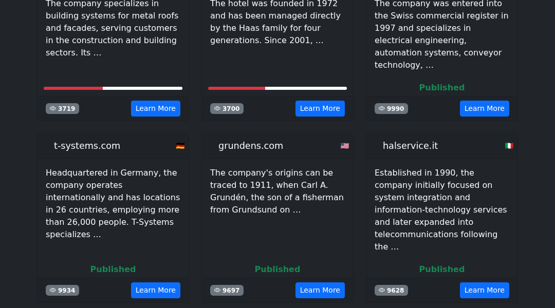 Leak screenshot for Werner Stücheli Architectural Firm