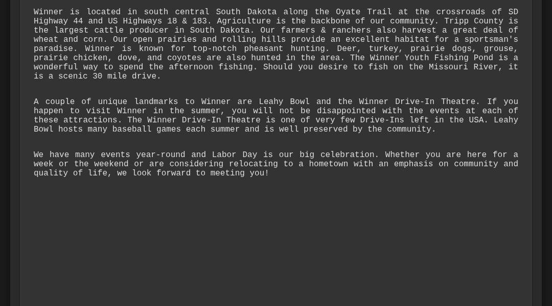 Leak screenshot for Winner