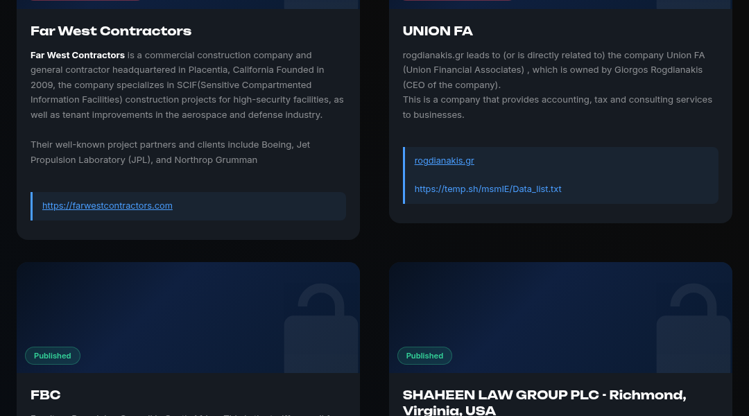Leak screenshot for Union FA (Union Financial Associates)