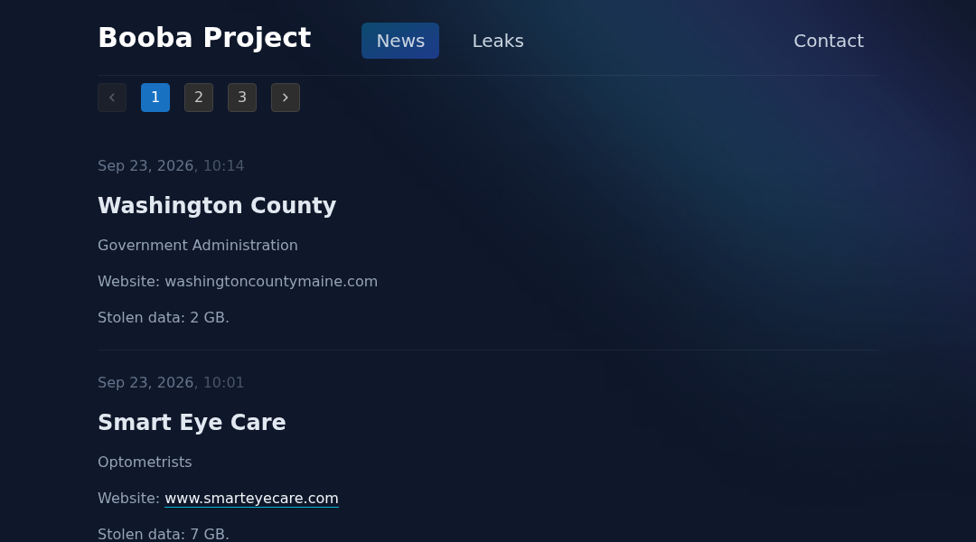 Leak screenshot for COSEF - Consorzio di Sviluppo Economico del Friuli